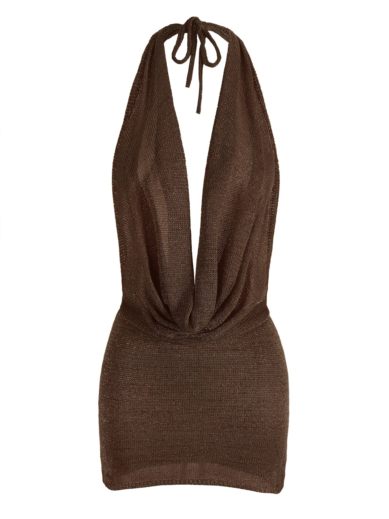Vestido de manga corta con escote en V