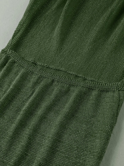 Vestido de manga corta con escote en V