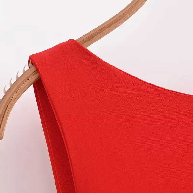 Vestido corto sin brazos
