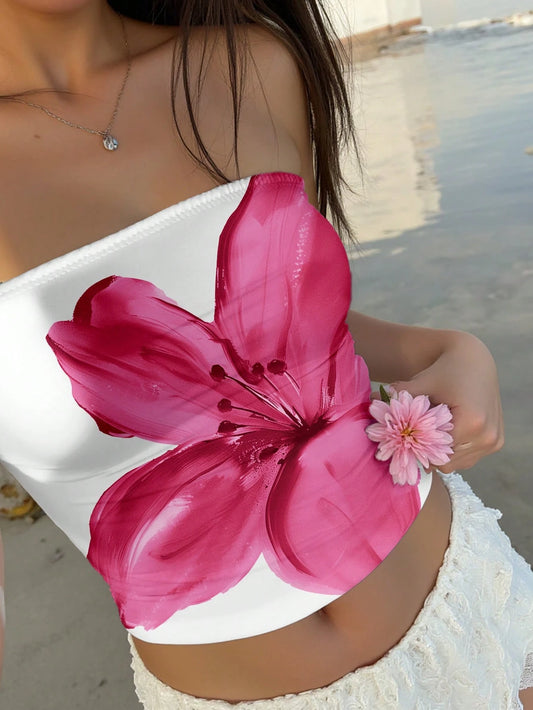 Top sin espalda para mujer