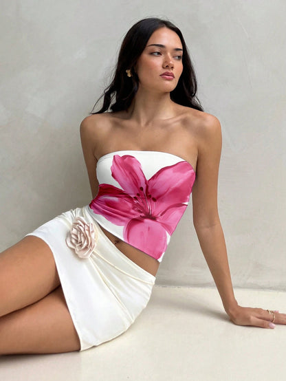Top sin espalda para mujer